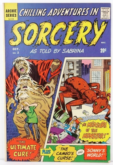 Comic: Chilling Adventures In Sorcery #2 October 1972 The Ultimate Cure!