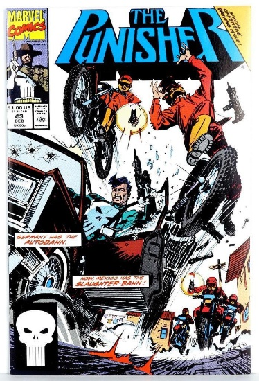Comic: The Punisher #43 December 1990 Border Run.