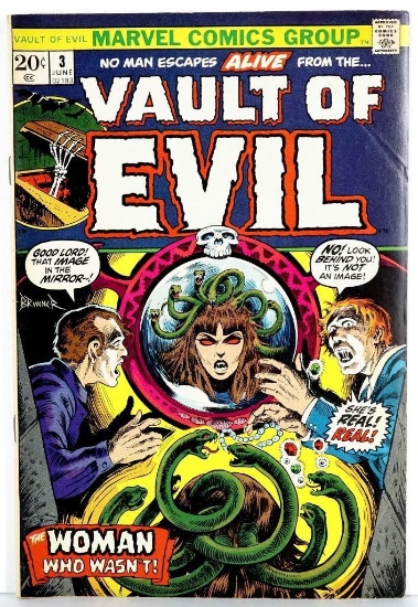 Comic: Vault Of Evil #3 June 1973 The Women Who Wasnt!