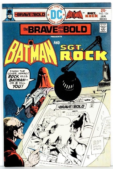 Comic: The Brave And The Bold # 124 January 1976 Batman And Sgt. Rock!