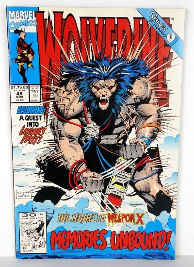 Comic: Wolverine #48 November 1991 Dreams Of Gore!