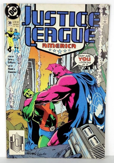 Comic: Justice League America #39 June 1990 Blow Up!
