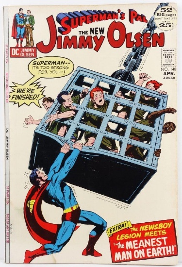 Comic: Supermans Pal, Jimmy Olsen #148 April 1972 Monarch Of All He Subdues!