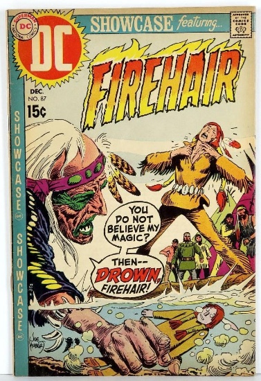 Comic: Showcase Firehair #87 December 1967 Warrior, Historys Mightiest Men Of Combat!