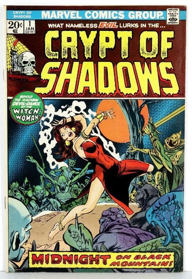 Comic: Crypt Of Shadows #1 January 1972 Midnight On Black Mountain!