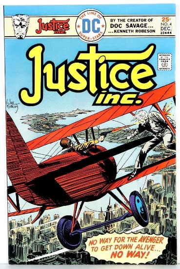 Comic: Justice Inc. #4 December 1975 Slay Ride In The Sky!