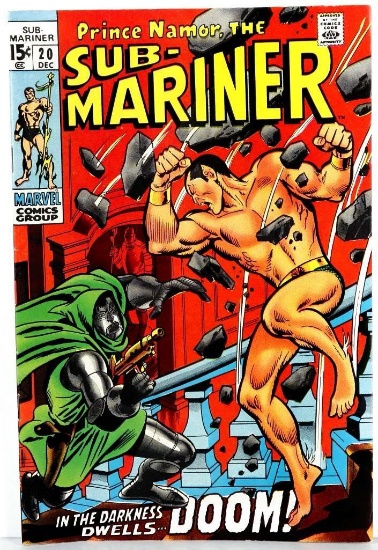 Comic: Sub Mariner #20 December 1969 In The Darkness Dwells Doom!