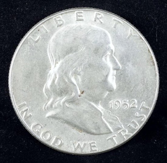 1952 Franklin Half Dollar.