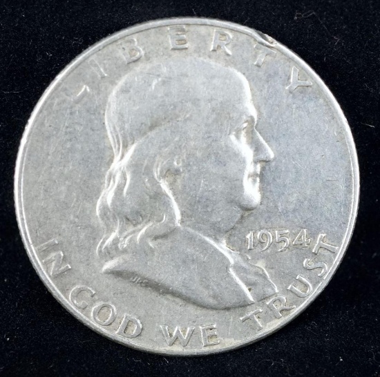 1954 D Franklin Half Dollar.