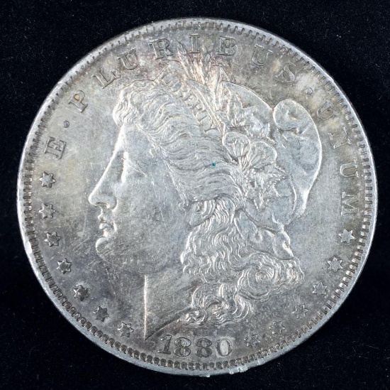 1880 O Morgan Dollar.