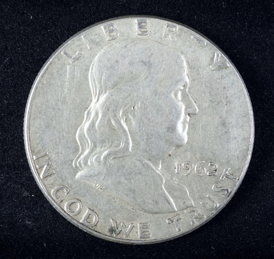 1962 Franklin Half Dollar.