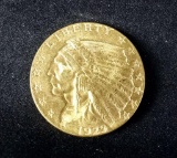 1929 $2.50 Indian Gold.