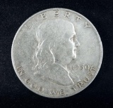 1950 D Franklin Half Dollar.