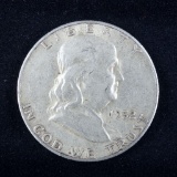 1952 S Franklin Half Dollar.