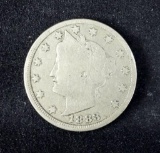 1883 With Cents Liberty Head Nickel.