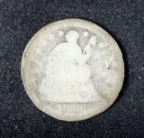 1840 O Seated Liberty Half Dime.