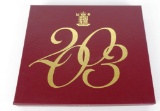 Royal Mint 2003 11 coin Proof Set.