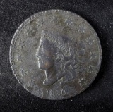 1830 Coronet Large Cent.
