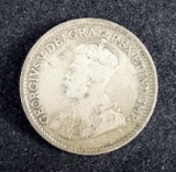 1917 Canada 5 Cents.