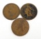 Lot of (3) Indian Head Cents includes 1864, 1865 & 1867.