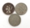 Lot of (3) Three Cent Nickel Pieces includes 1866, 1872 & 1873.