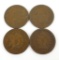 Lot of (4) 1864 Indian Head Cents.