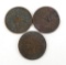 Lot of (3) Indian Head Cents include (2) 1865 & 1866.
