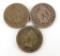 Lot of (3) CN Indian Head Cents includes 1859, 1863 & 1864.