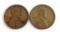 Lot of (2) Lincoln Wheat Cents includes 1920 D & 1921.