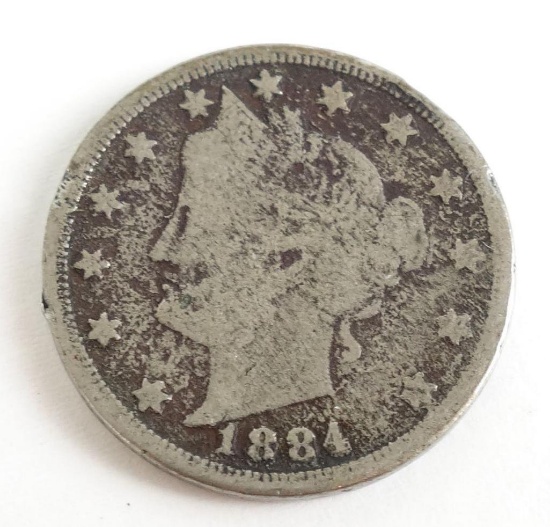 1884 Liberty Nickel.