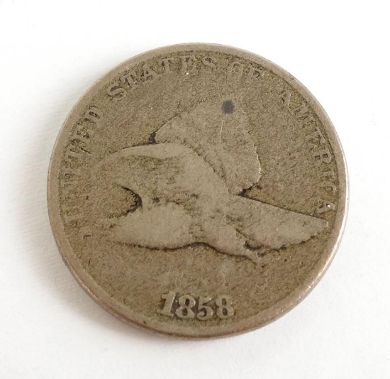 1858 LL Flying Eagle Cent.