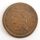 1853 Braided Hair Large Cent.