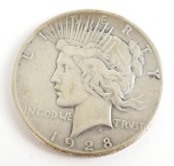 1928 Peace Dollar.
