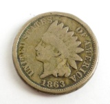 1863 CN Indian Head Cent.