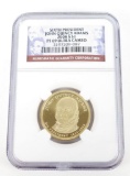 2008 S Presidential Dollar - John Quincy Adams. NGC Certified PF69 Ultra Cameo.