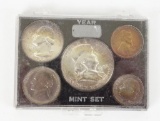 1958 U.S. Date Mint Set 5 Coins.