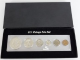 Lot of (6) U.S. Coins includes 1889 O Morgan Dollar, 1943 Walking Liberty Half Dollar, 1926 Standing