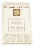 President's Coin commemorating The 39 Presidents of the United States of America Limited Edition on