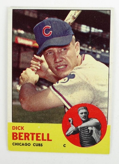 Dick Bertell 1963 Chicago Cubs 287 Baseball Card.