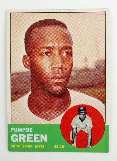 Pumpsie Green 1963 New York Mets 292 Baseball Card.