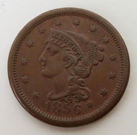 1856 Braided Hair Large Cent.