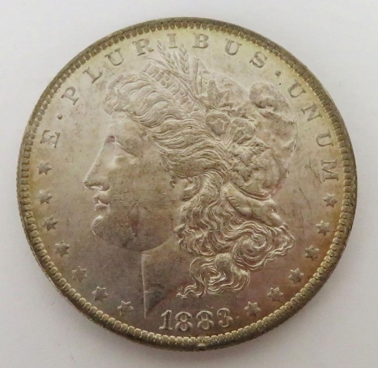 1883 O Morgan Dollar.