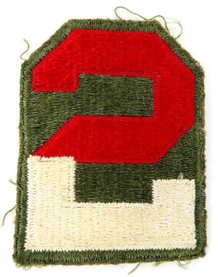 WWII 2nd Army Military Patch - Captain James W Wyllie.