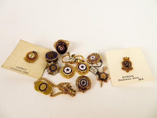 Lot of (11) vintage American Legion Pins & Jewelry.