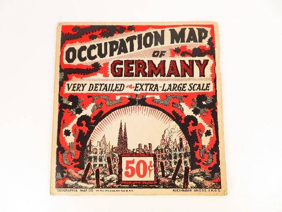Occupation Map of Germany during WWII.