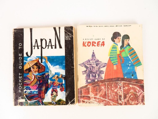 Lot of (2) Books For GI's Korea & Japan.