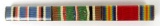 (3) Campaign Ribbon Bars includes American Campaign, Middle Eastern Campaign & WWII Victory.