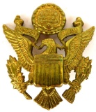 WWII Army Officers Hat Badge.
