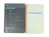 Lot of (2) English to German Manuals carried during WWII.