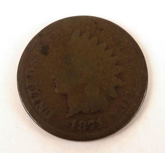 1871 Indian Head Cent.